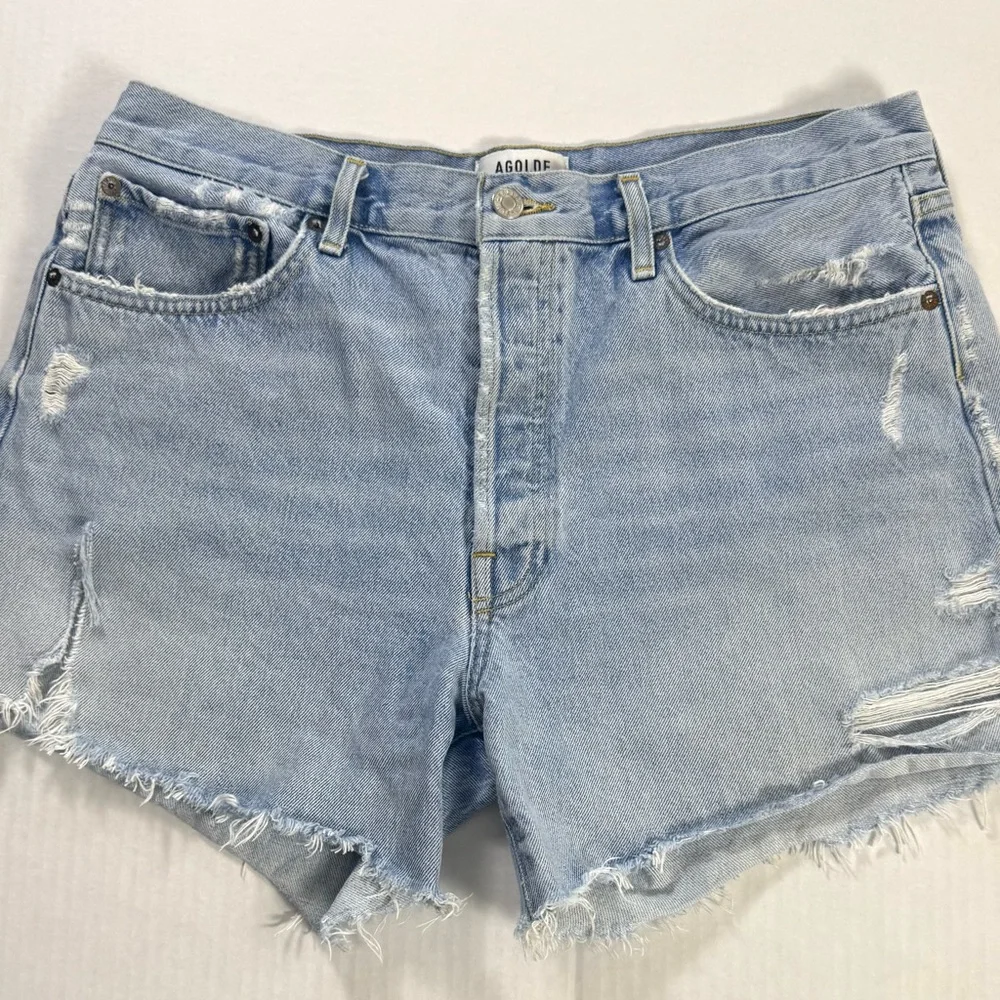 AGOLDE Parker Long Jean Shorts in Swapmeet Size 31 Style A9010-811